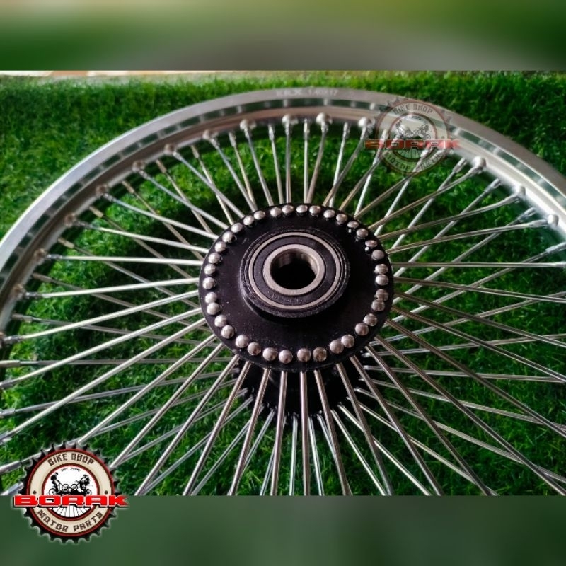 72 SPOKES SIDE WHEEL ASSEMBLY UNIVERSAL SET Free 2pcs Bearing and Axle ...