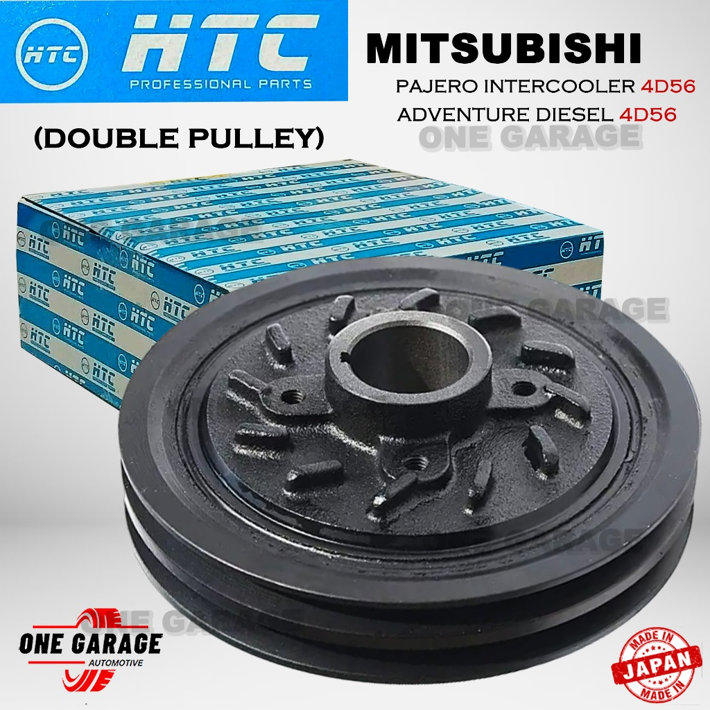 CrankShaft Pulley For MITSUBISHI PAJERO INTERCOOLER 4D56 (Double Pulley) ADVENTURE DIESEL