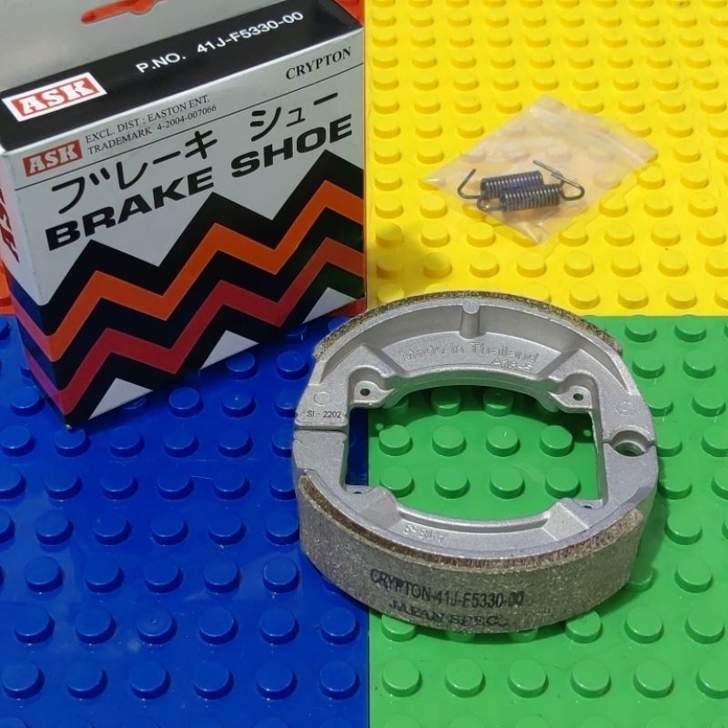 ASK BRAKE SHOE FOR CRYPTON REAR, RS100 FRONT, V050 FRONT (JAPAN SPEC