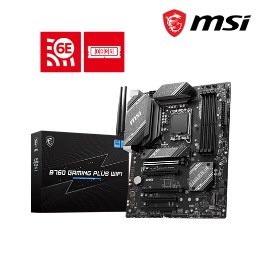 MSI B760 GAMING PLUS WIFI Motherboard - Intel B760 (LGA 1700) / DDR5 ...