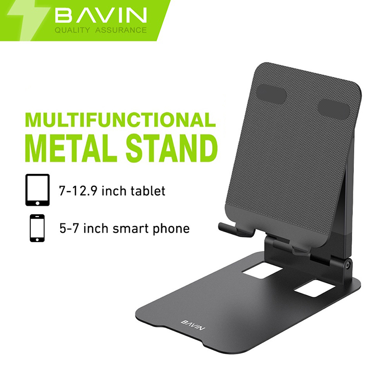 BAVIN Z4 Portable MultiFunctional Foldable Phone Holder Metal Stand