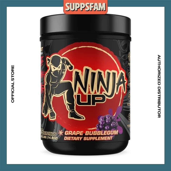 Ninja Up (No Alpha Yohimbine) PreWorkout 410G Shopee Philippines