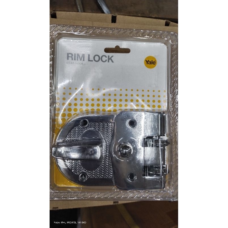 Yale rim lock deadlock v297 us26 stainless US5 antique | Shopee Philippines
