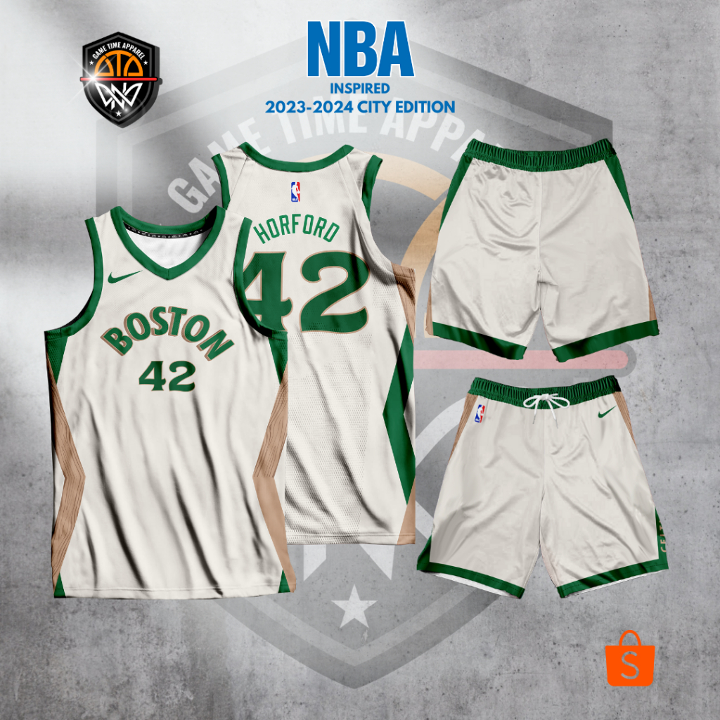 GTA 20232024 BOSTON CELTICS CITY EDITION FULL SUBLIMATION HIGH QUALITY BASKETBALL JERSEY