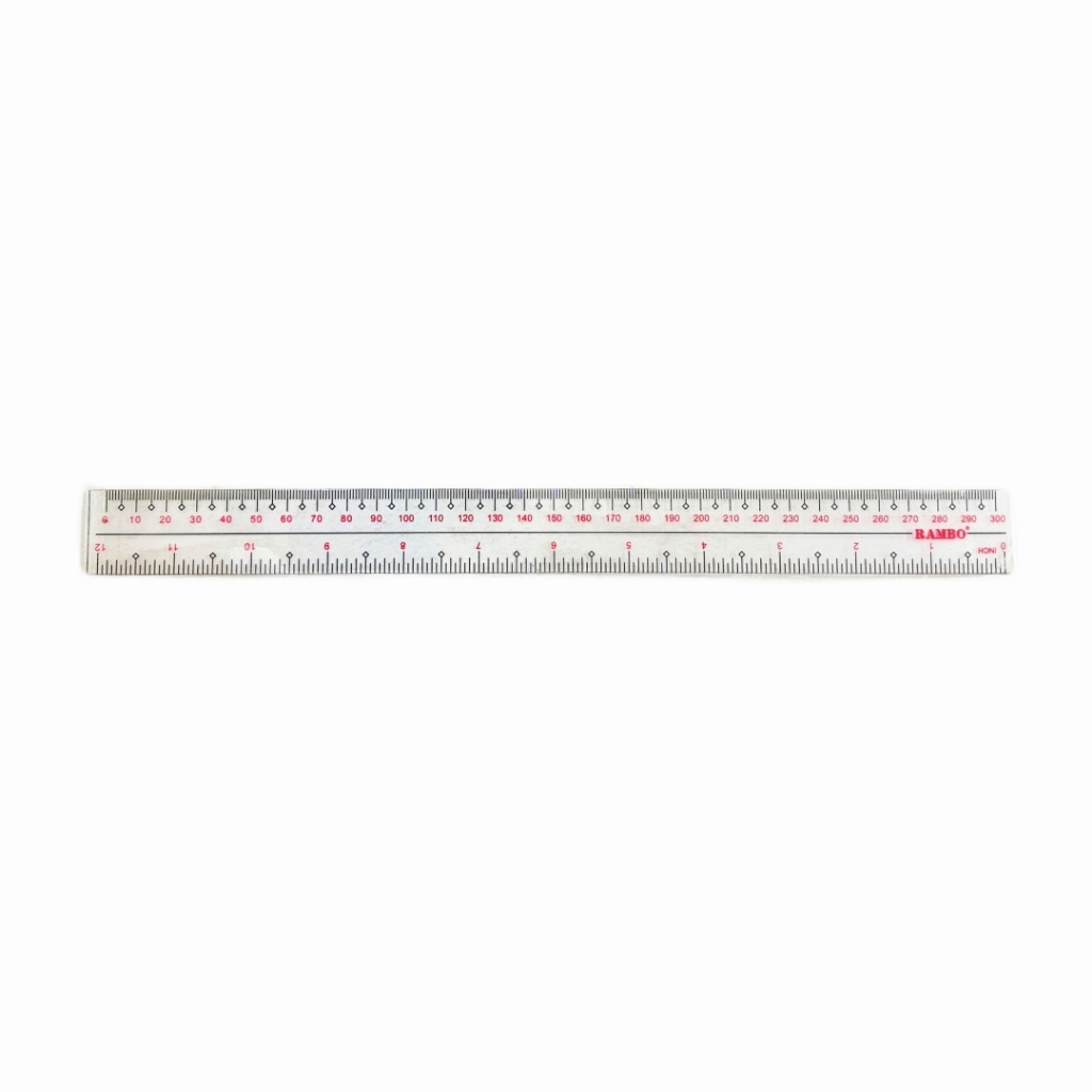 Rambo Ruler Plastic 12inch School Supplies | Shopee Philippines