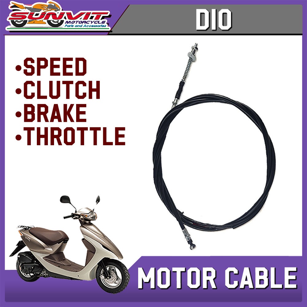 SUNVIT MOTORCYCLE DIO / DIO150 HONDA SPEED / BRAKE / THROTTLE CABLE