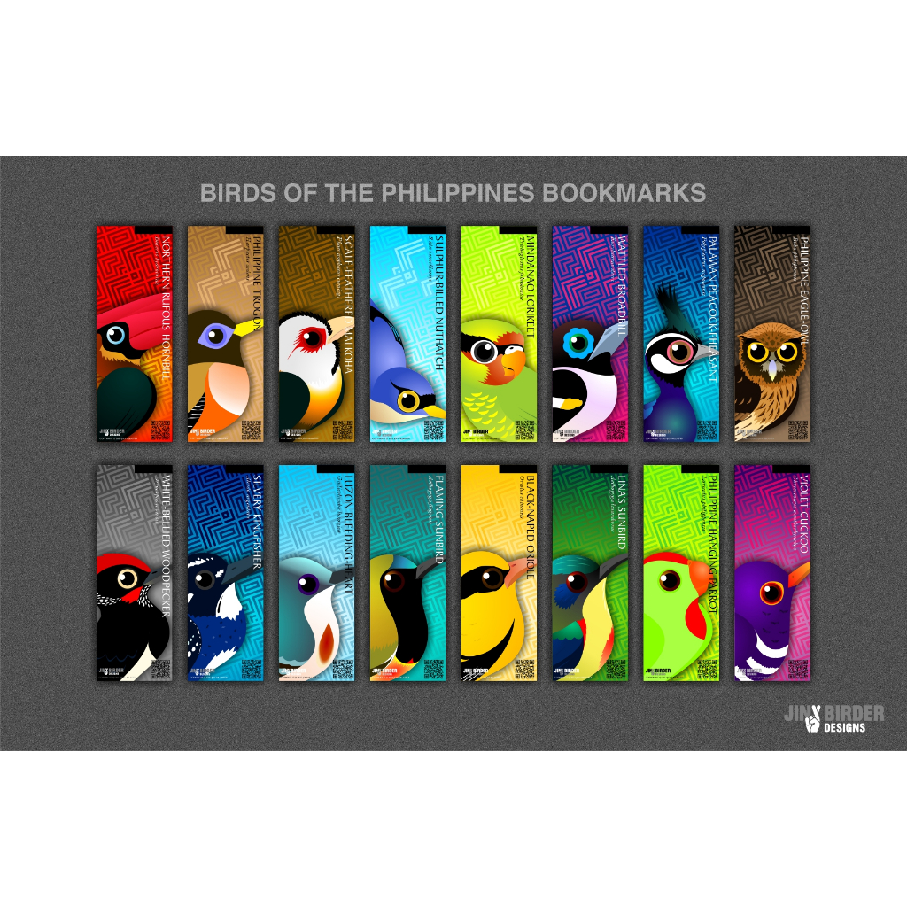 Full Set! Jinx Birder PHILIPPINE BIRD BOOKMARKS Shopee Philippines