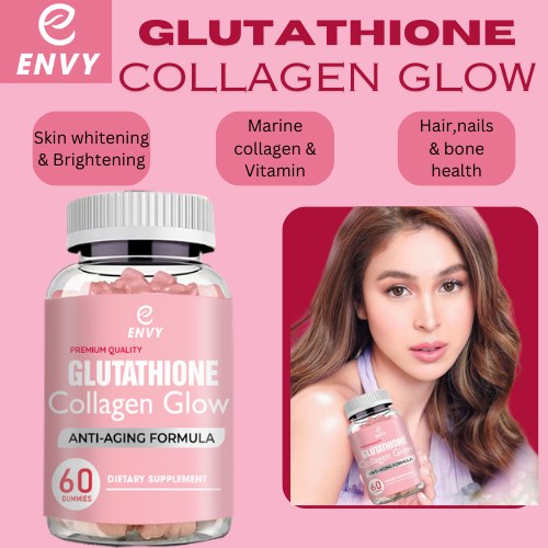 Envy glutathione collagen glow gummies beautify skin Supplement ...