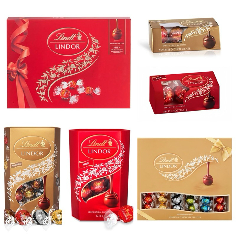 Original Lindt Lindor Swiss Chocolate in Milk Chocolate and Assorted ...