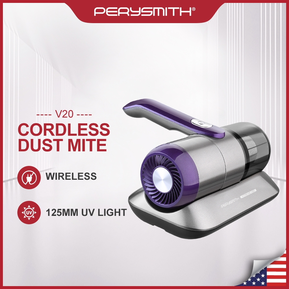 Cordless Dust Mite Vacuum Cleaner Xtreme Series PerySmith V20 Vavuum