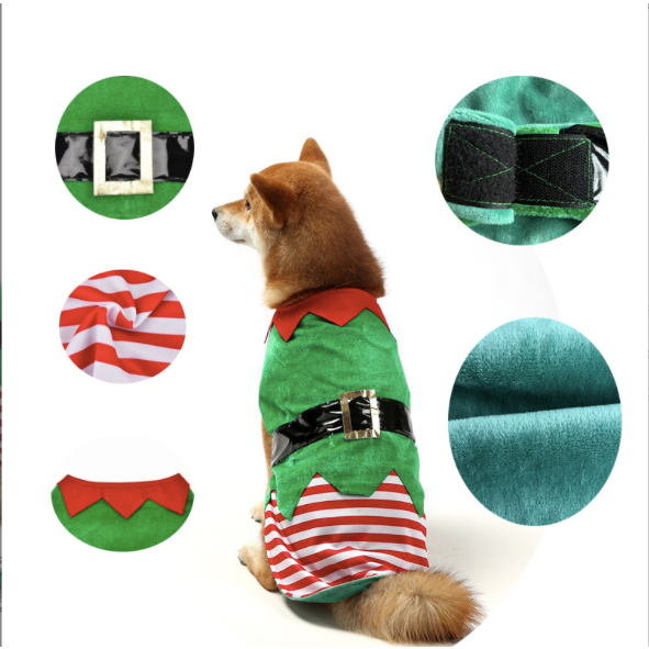 Pet christmas costume for big dog large breed christmas clothes for big