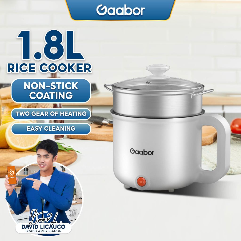 Gaabor Mini Rice Cooker Multi Functional Machine Non Stick Inner Pot