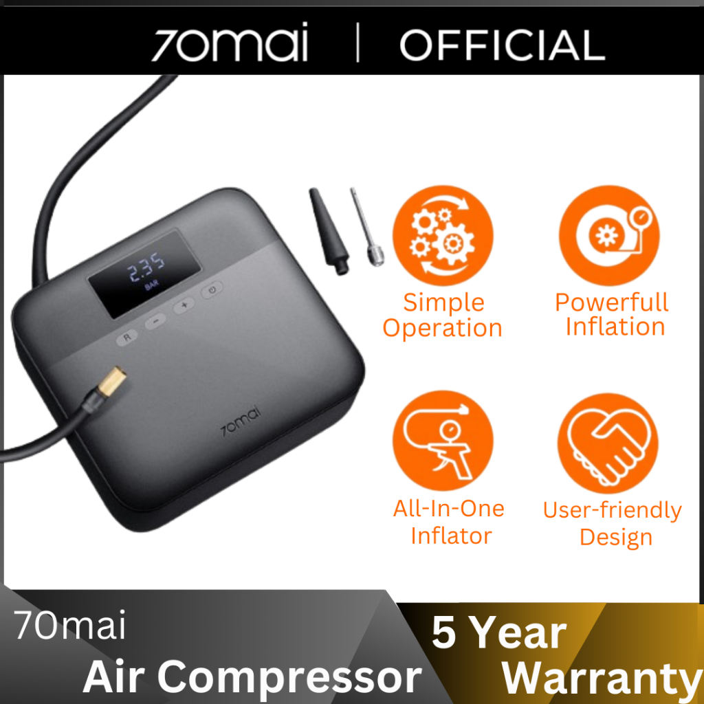 70mai Air Compressor Lite Midrive TP03 Compact and Portable | Shopee ...