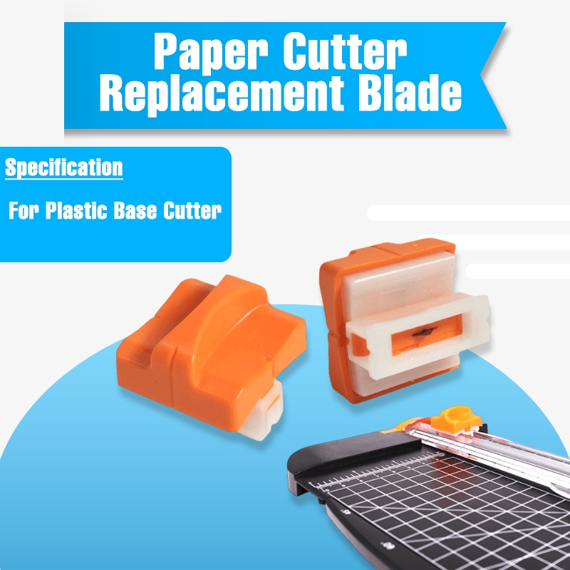 Paper Trimmer Replacement Blade For Plastic Base Cutter Orange Shopee