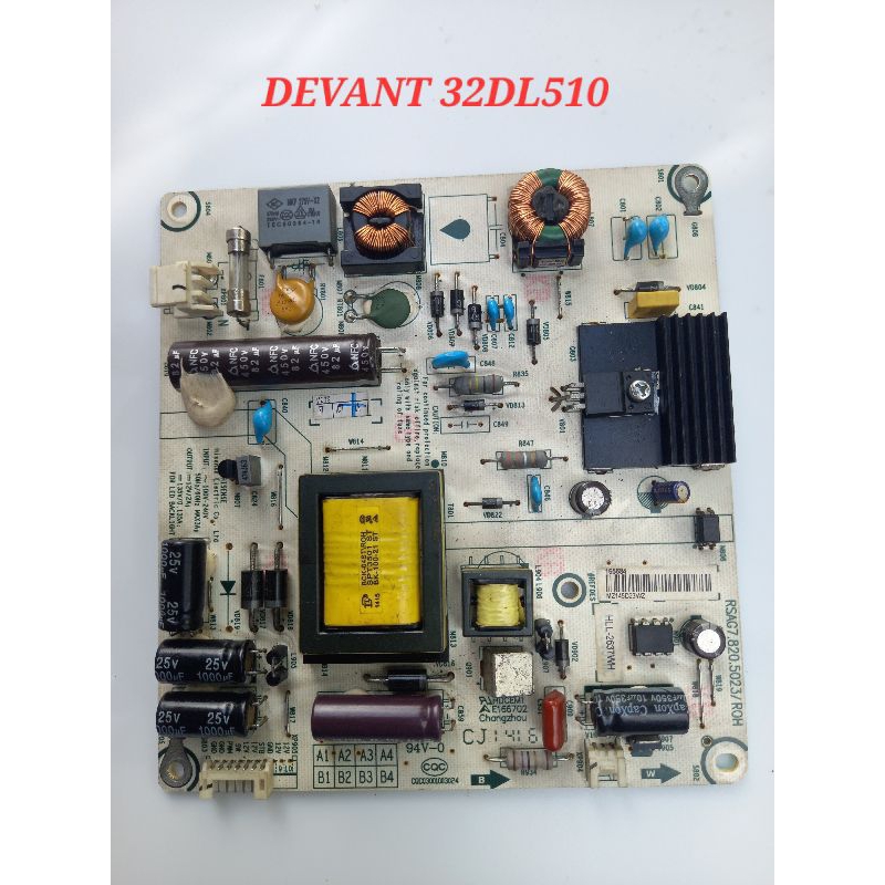 DEVANT 32DL510 LED TV POWER SUPPLY BOARD | Shopee Philippines