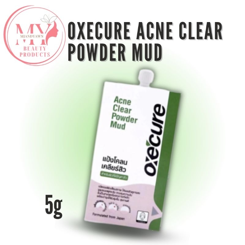 Oxecure Acne Clear Powder Mud Spot Free Solution Ultimate Acne Solution 5g Shopee Philippines 6766