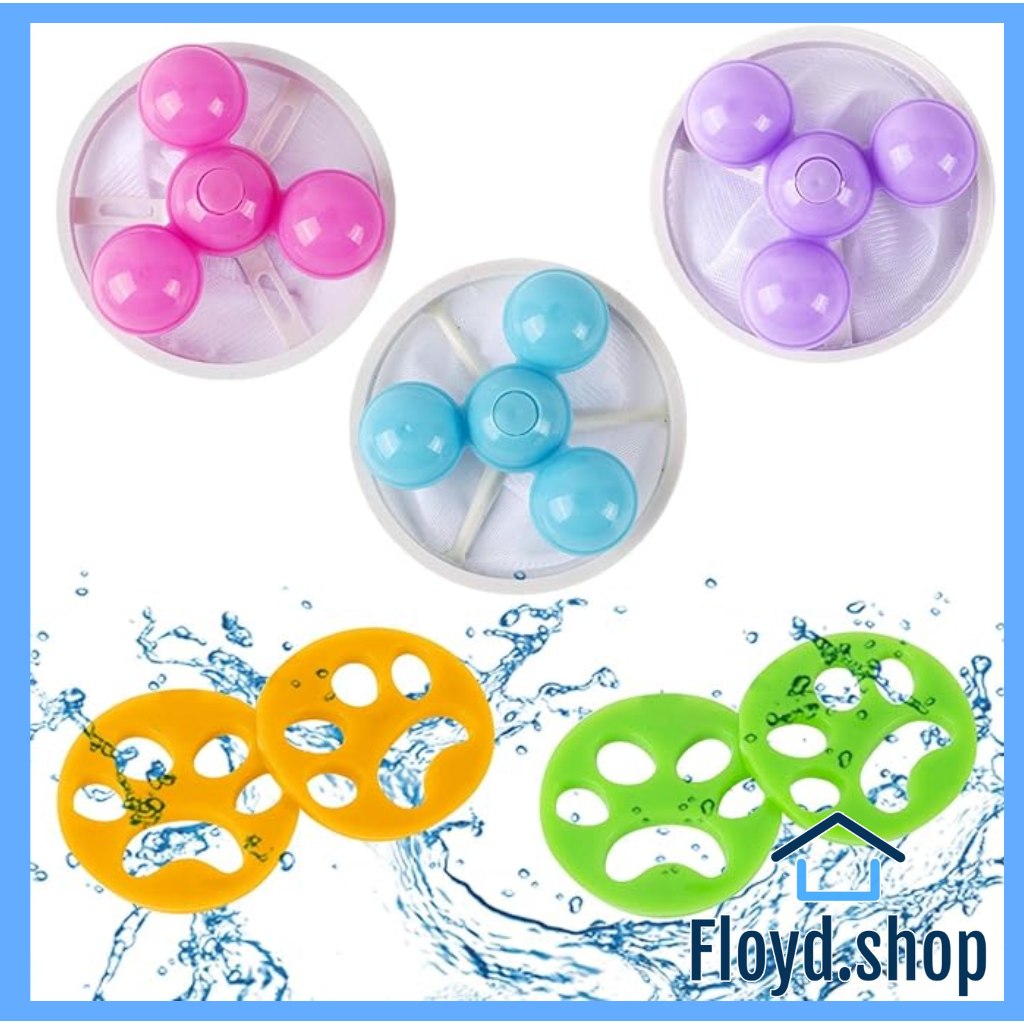 FLOYD Washing Machine Hair Filter Cleaning Mesh Bag Floating Pet Hair ...