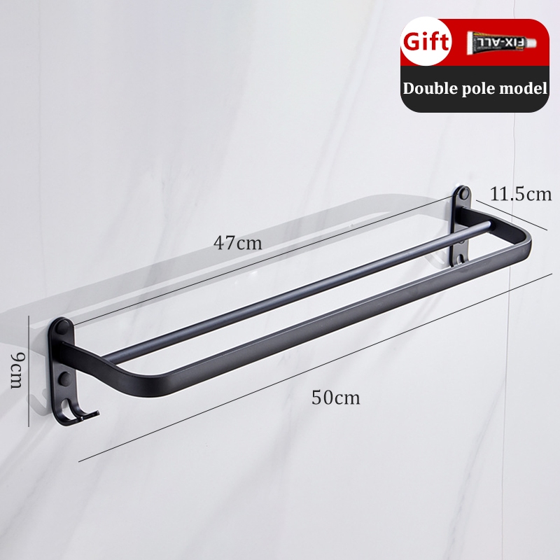 Manuyama Towel Rack Bathroom Organizer Towel Holder Bathroom Rack ...
