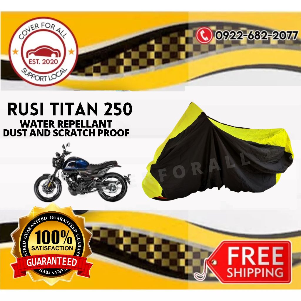 RUSI TITAN 250 HIGH QUALITY MOTOR COVER WATER REPELLANT SCRATCH