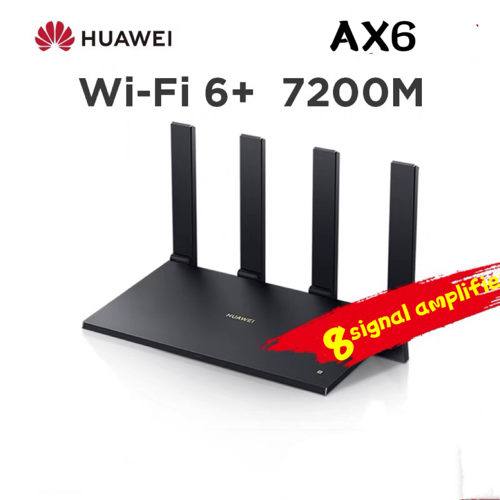 Huawei WiFi 6+ Router AX6 Gigabit Port 7200Mbps Home Wireless Hongmeng ...