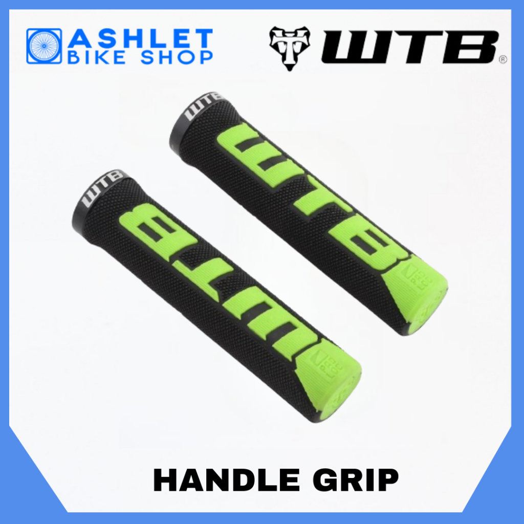 WTB Grips Commander PadLoc Black Rubber-Green Grey Accent+Black