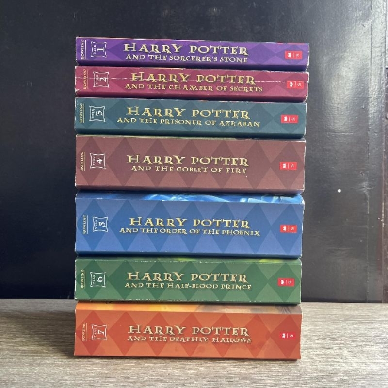 Harry Potter Book 1-7 Secondhand Authentic Book Trade Paperback ...