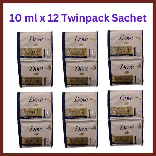Dove 1 Minute Serum Conditioner Intense Repair 10ml x 12 sachets