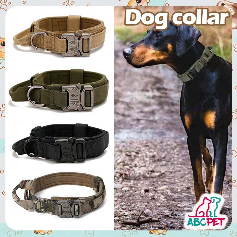 Adjustable Dog Collars Soft Nylon Leash Training For Medium Military Dog  Pet Breathable Chest Vest