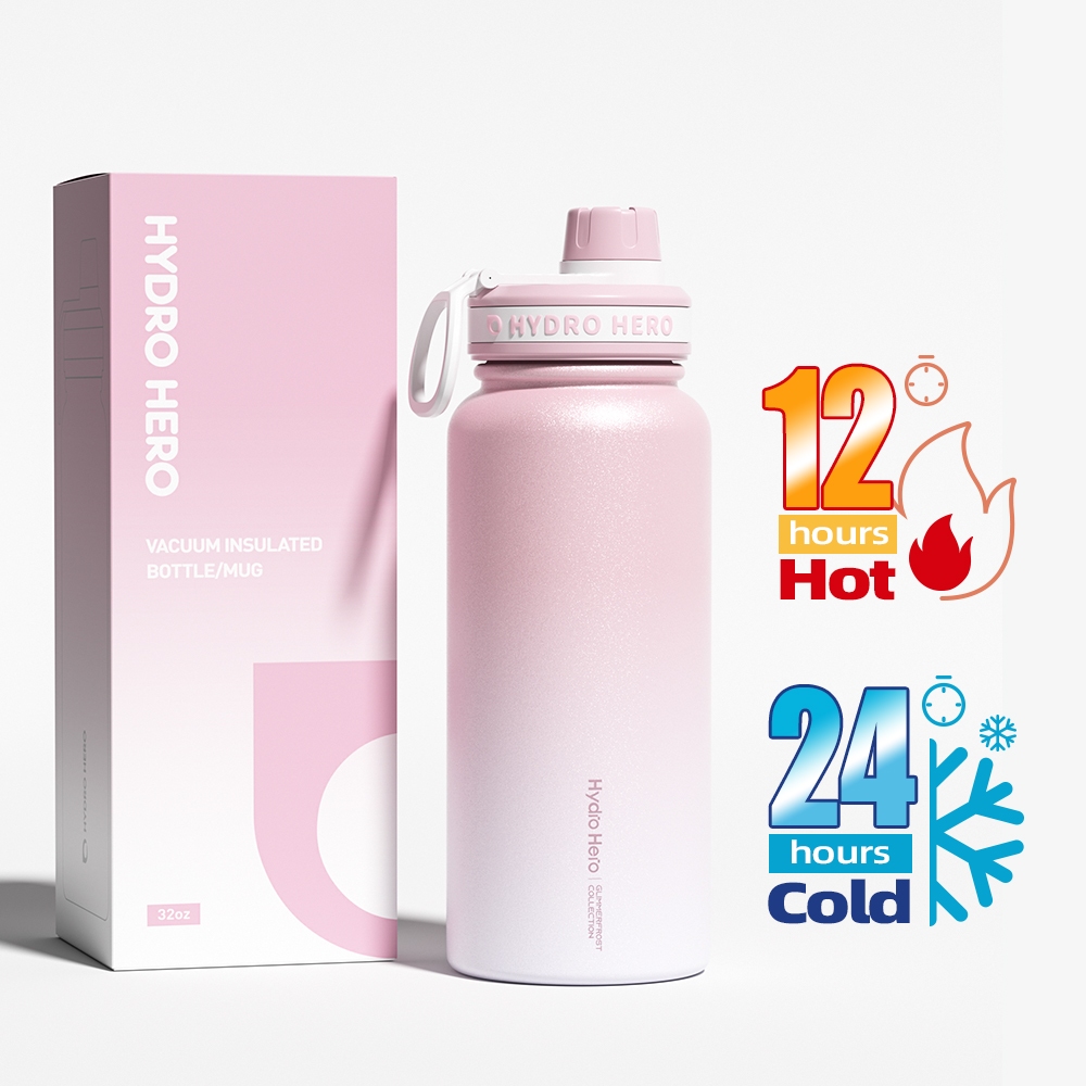 AplusFlask 22/32/40oz Insulated Flask Tumbler Water Bottle Hot And Cold