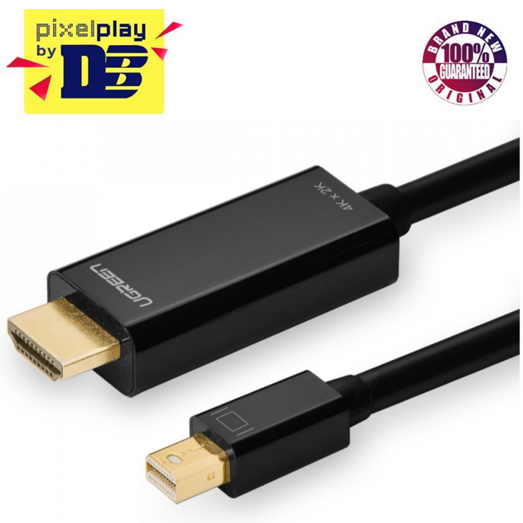 Ugreen Mini Dp Male To Hdmi Cable 4k 3m Black Md10110455 Shopee Philippines 2188