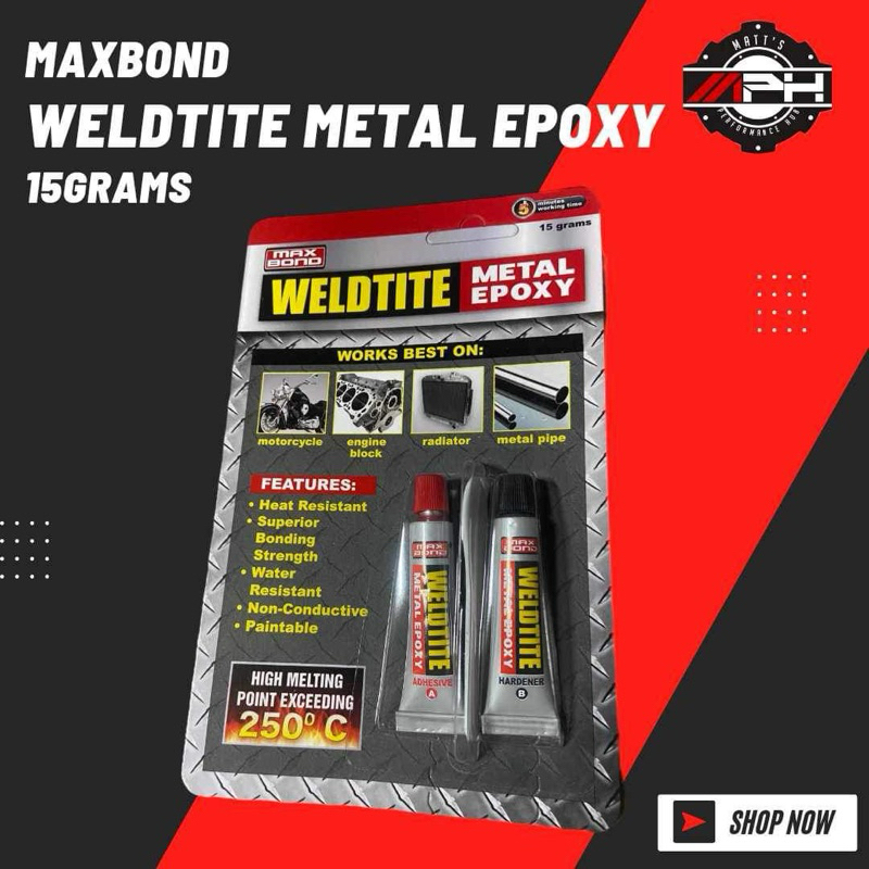 MaxBond Weldtite Metal Epoxy (15g) Shopee Philippines