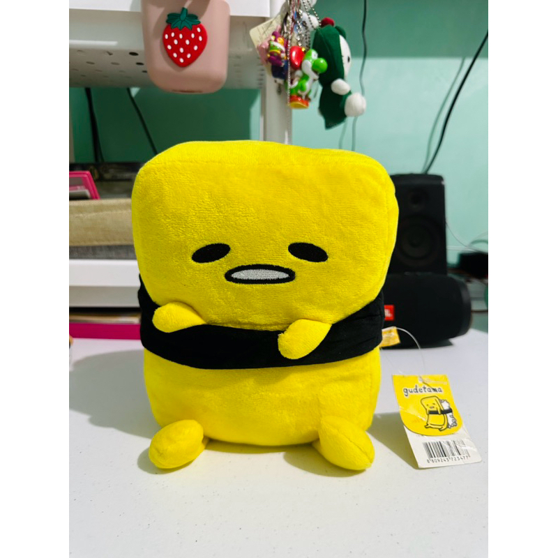 Authentic Gudetama Sanrio Sushi Rice Plush Toy | Shopee Philippines
