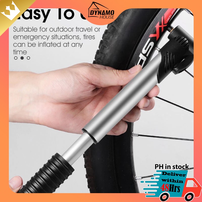 Bike Pump Portable Aluminium Pump Inflator Air Shock MINI bicycle ...