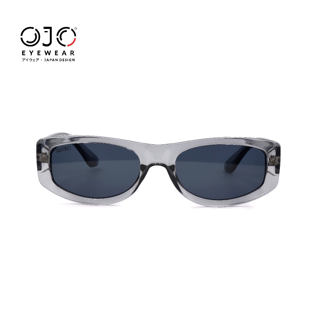 OJO Eyewear Moso M27 Sunglasses Gray and Brown Oval for Women Shopee