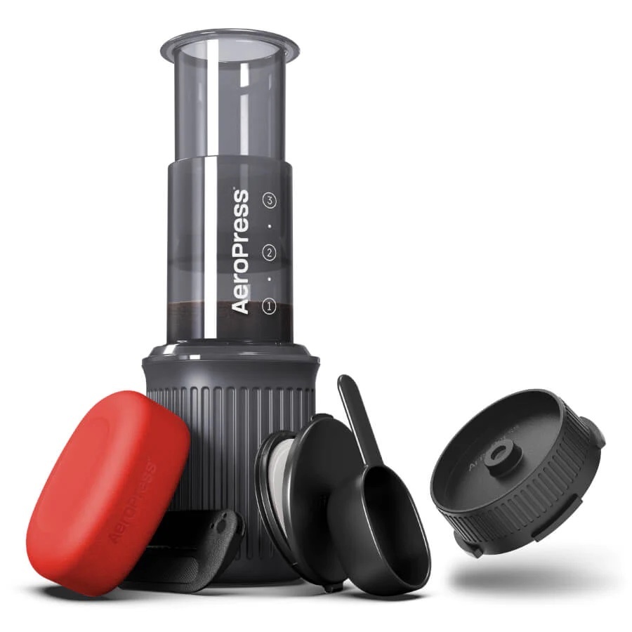 AeroPress Go Travel Coffee Maker with Aero Press Flow Control Filter ...