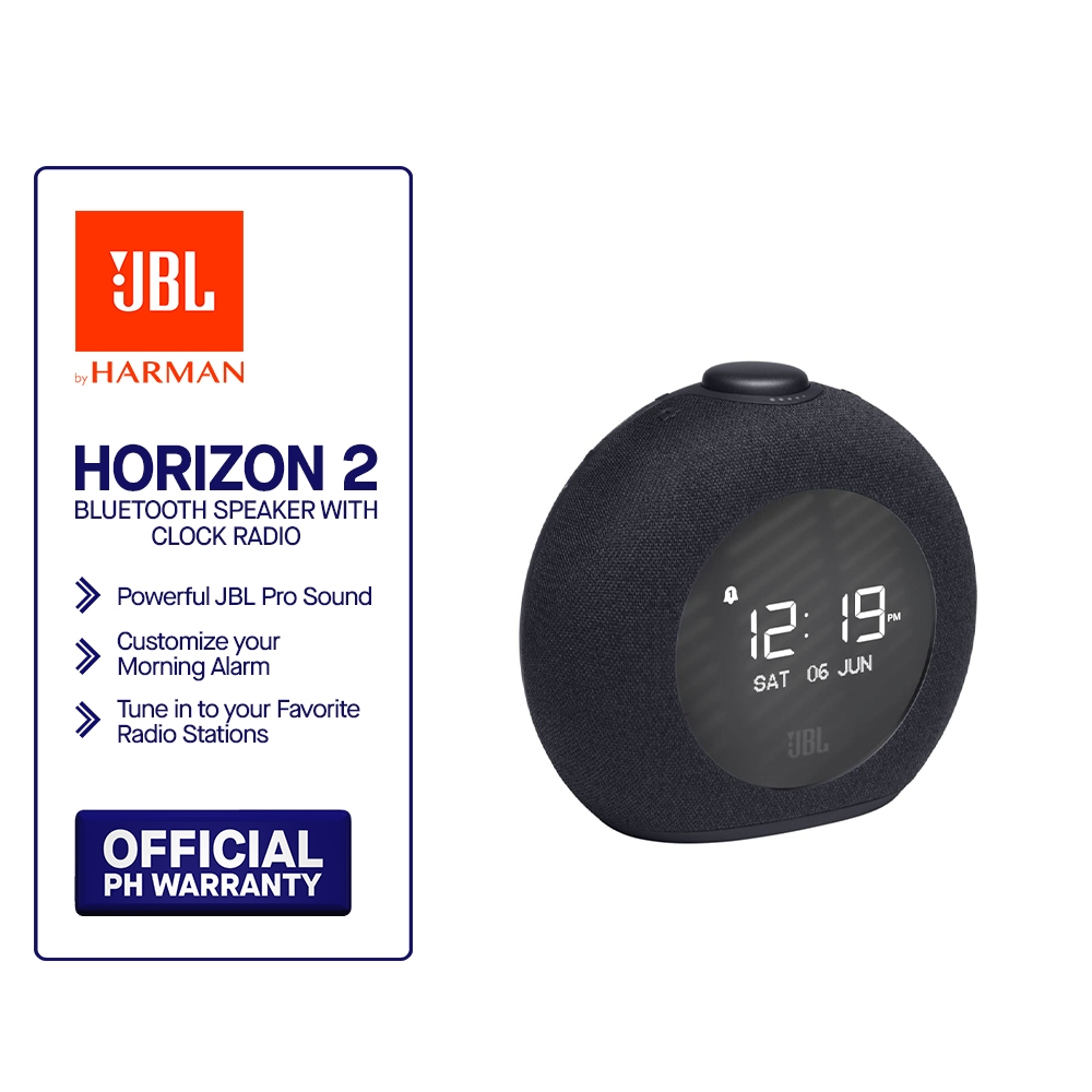 JBL Horizon 2 Bluetooth Speaker With Clock Radio , USB Charging and Ambient Shopee Philippines
