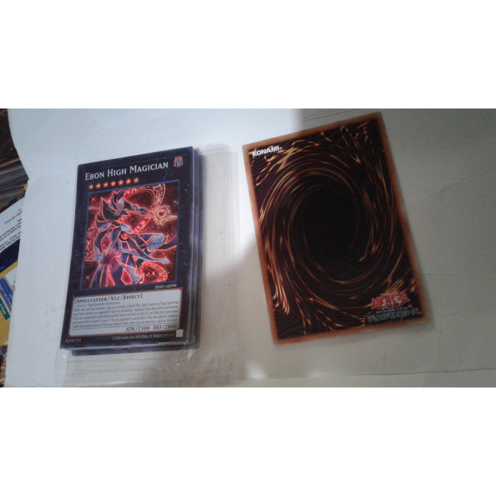 1 tcg yugioh ebon high magician super rare konami card raigeki solemn