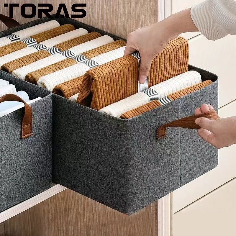 Toras Large Foldable Durabox Storage Box For Baby Clothes Collapsible