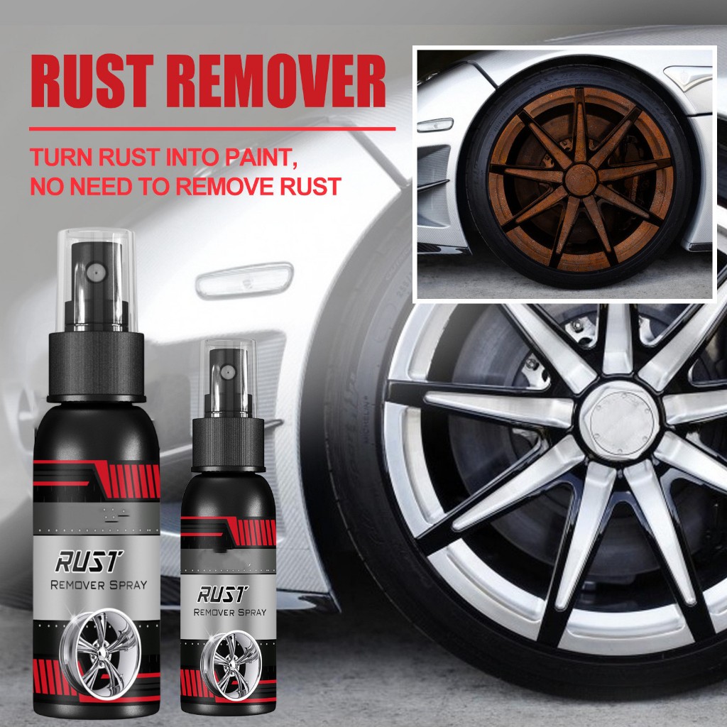 100ml Metal Rust Remover Spray Motorcycle Anti Rust Spray Car Wheel Rim ...