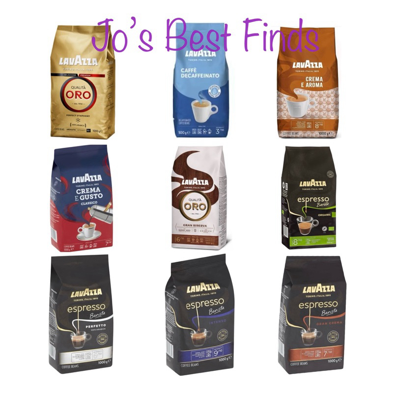 LAVAZZA Assorted Coffee Beans 500gms & 1 kg MADE IN ITALY Shopee