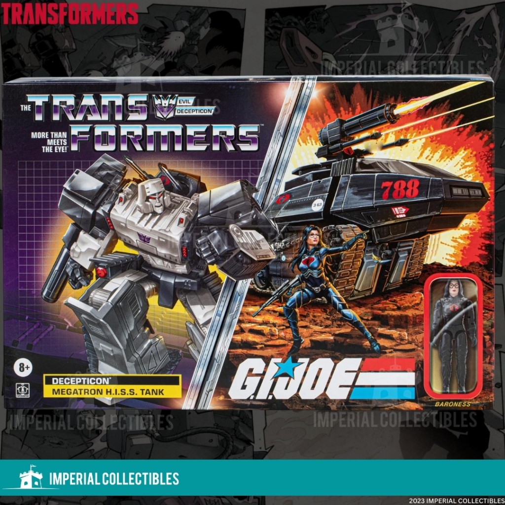 TRANSFORMERS Collaborative G.I. Joe MashUp Megatron H.I.S.S Tank with