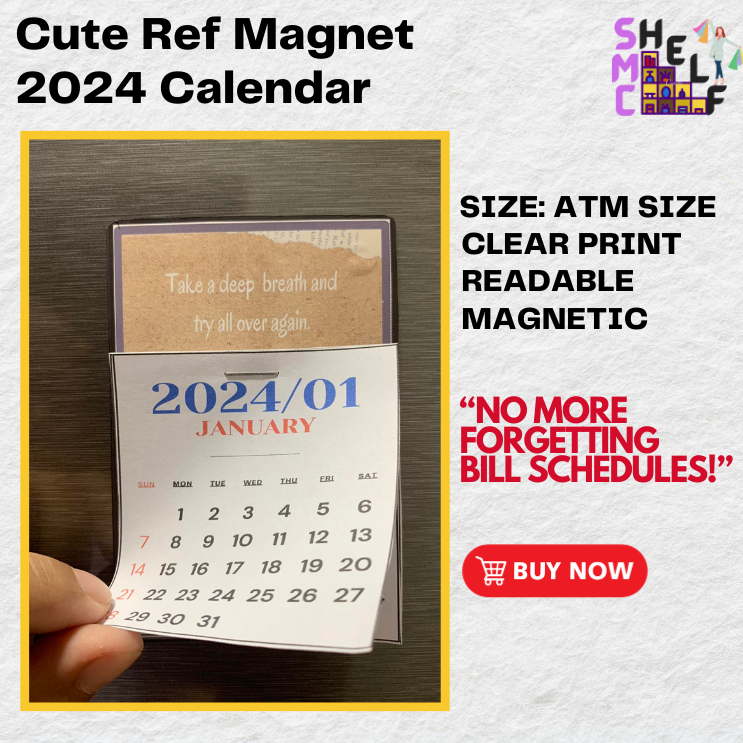 SMC SHELF 2024 Giveaways, Ref calendar, Newyear 2024