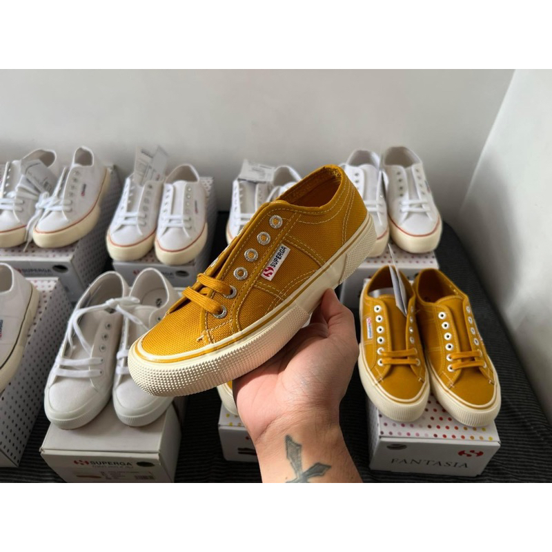 Superga 2025 yellow golden