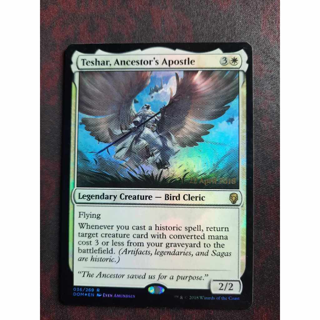 Teshar, Ancestor's Apostle ( MTG / Rare / Legendary Creature / PRE ...