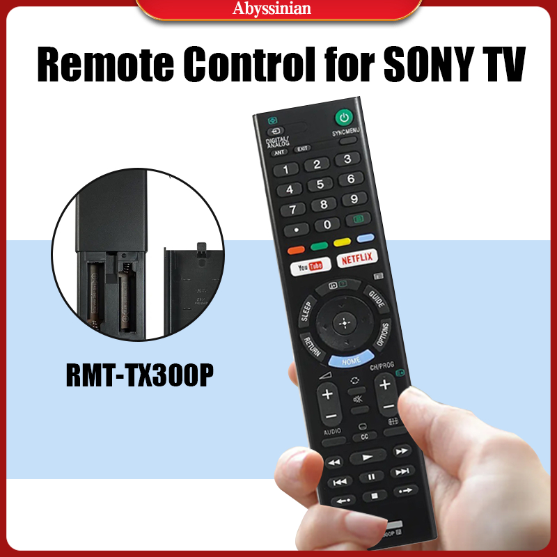 Telecomando Universale Per TV RMT-TX300P - Ricambio Per Sony Bravia, KDL-40W660E E Altri, Con Batterie Non Incluse
