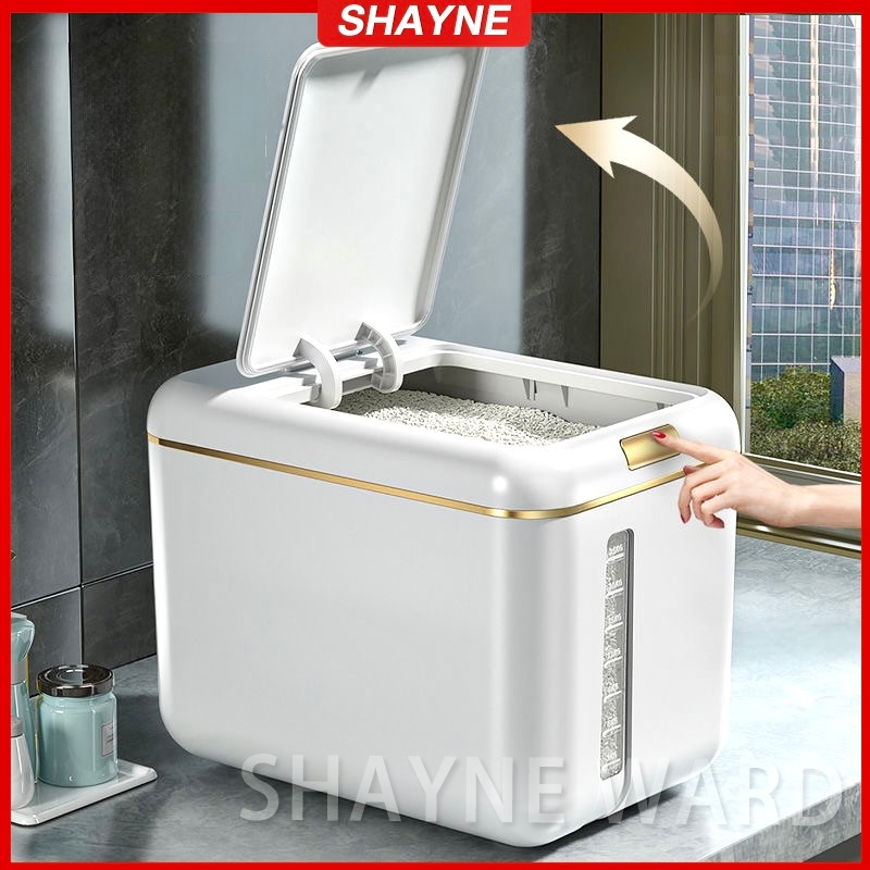 10KG-15kg Rice Dispenser Insect-Proof Moisture-Proof Rice Box ...