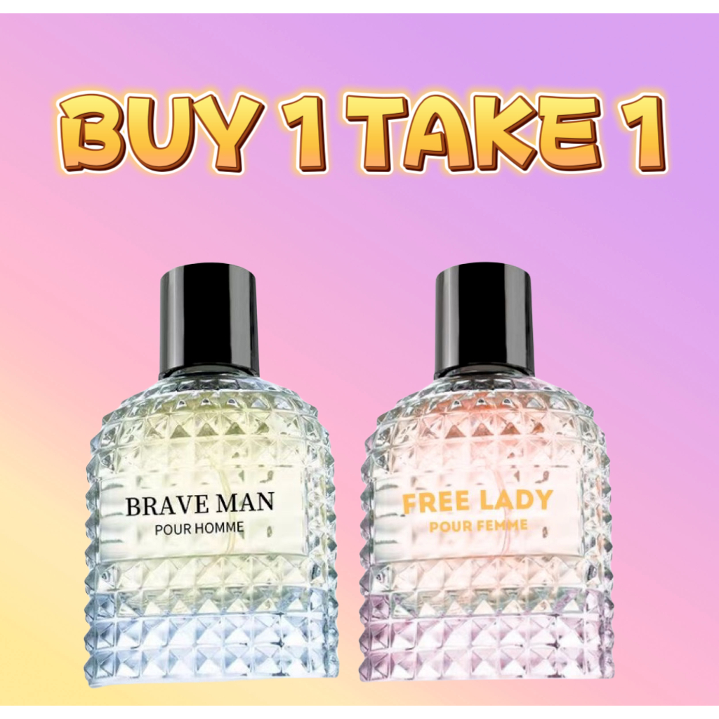 BUY 1 TAKE 1 Brave Man & Free Lady Pour Homme Charming Prefume For ...