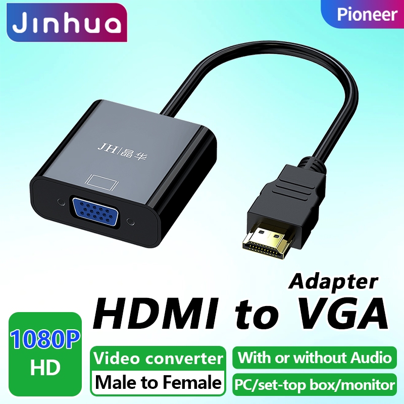 Jinhua HDMI to VGA adpater Male to Female converter 1080P HD computers