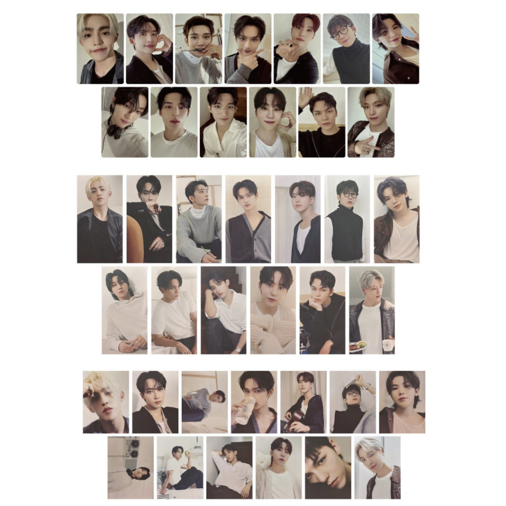 SEVENTEEN 2024 SEASON'S GREETINGS ABOUT TIME OFFICIAL PHOTOCARD TIMECARD POSTCARD SET Shopee