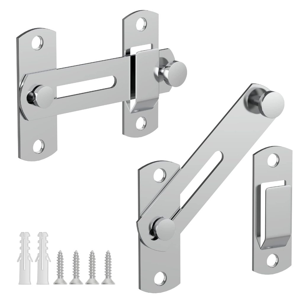 180 Degree Flip Sliding Barn Door Lock for Privacy Safe barn Door Locks ...